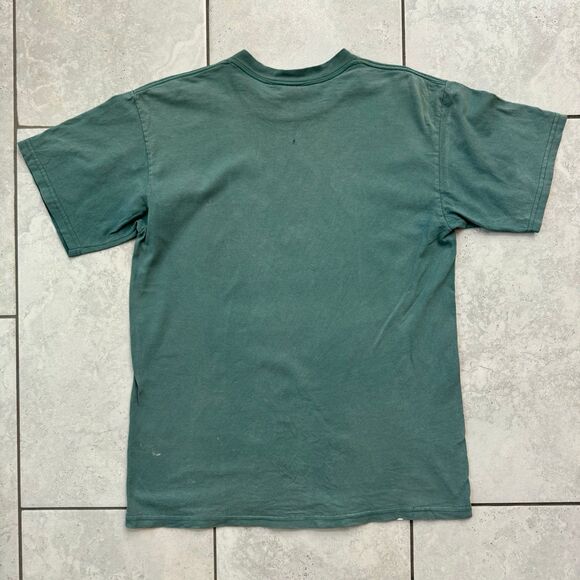Vintage San Francisco California T-Shirt Size L Anvil Green Grunge - Picture 4 of 7